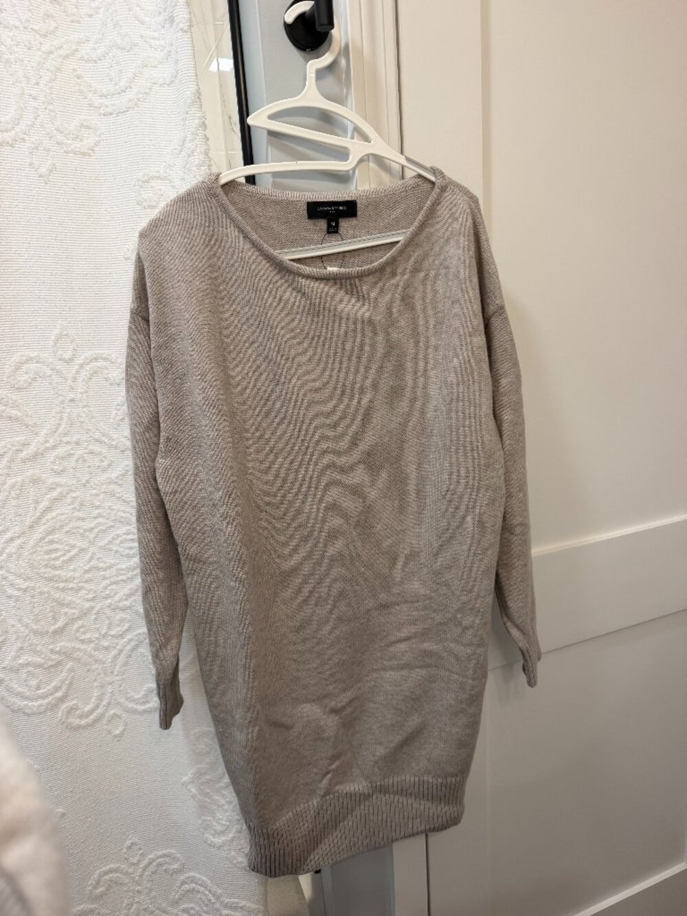 NWT Women's Banana Republic grey sweater dress size M